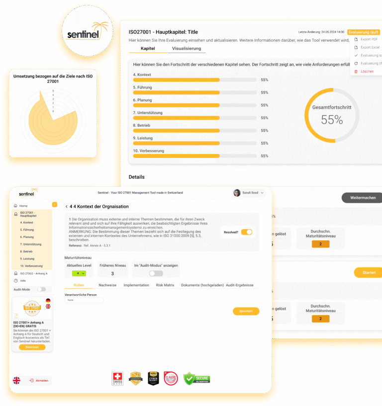 Sentinel - ISO 27001 Software